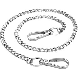 53CM Punk Hip Hop Jeans Chain,Hip Hop Punk Pants Chain Belt Silver,Wallet Chain for Men,Punk Pants Chain Belt,Fashionable Streetwear Accessory for Men and Women,Goth Accessories Metal Trouser Chain