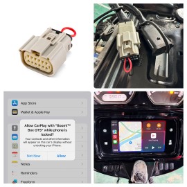 CB For 2019-2023 Harley Street Glide Apple Car Play Jumper Plug 76000834 76000829A