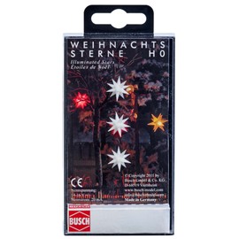 Busch 5414 - DREI weiß leuchtende Weihnachtssterne, Fahrzeug