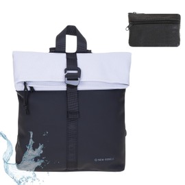 New Rebels Backpack Women's Bag Fashion Small Women's Backpack Mini Handbag Tarpaulin Waterproof New York Backham Small 51.1331 + Key Case Bagboom, 51.1331 00 Small Black