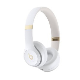 Beats Solo 4 - Wireless Bluetooth On-Ear Headphones, Apple & Android Compatible, Up to 50 Hours of Battery Life - Warm White (Renewed)