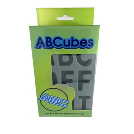 ABCubes Silicone ABC Alphabet Ice Trays Molds