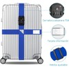 Correas de Equipaje TSA Juego 2, Juego de Correas Cruzadas