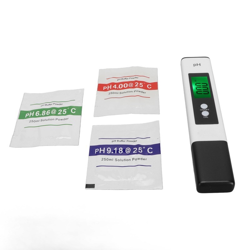 Water PH Tester Accurate Detection Automatic Calibration Temperature Replenishment LED