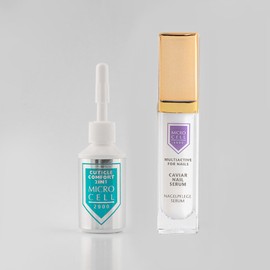 Microcell [72-hour chance] [2-piece set] Microcell gel nail nutrition cuticle serum, 1 caviar nail serum + 1 cuticle serum