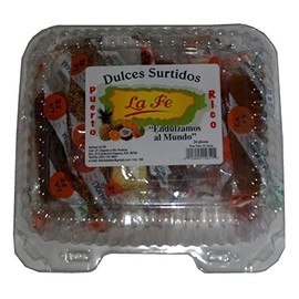 Assortment Sweets of Puerto Rico (Surtido De Dulces Tipicos De Puerto Rico) 21 Pieces (1 Oz Each/piece) By Fabrica De Dulces La Fe