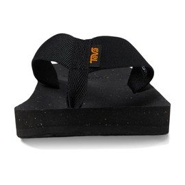 Teva Women's Reflip Sandal, Black/Black, 8