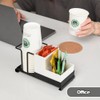 Niciksty Coffee Paper Cup Organizer, Disposable Cup Holder with 2