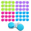 KISEER 24 Pack Colorful Contact Lens Case Box Holder Container