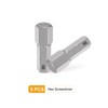 sourcing map 5pcs H8 Hex Screwdriver Bit 1/4" Hex Shank