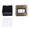 Floor Electrical Outlet Multifunctional Stainless Steel Recessed Concealed Pop Up