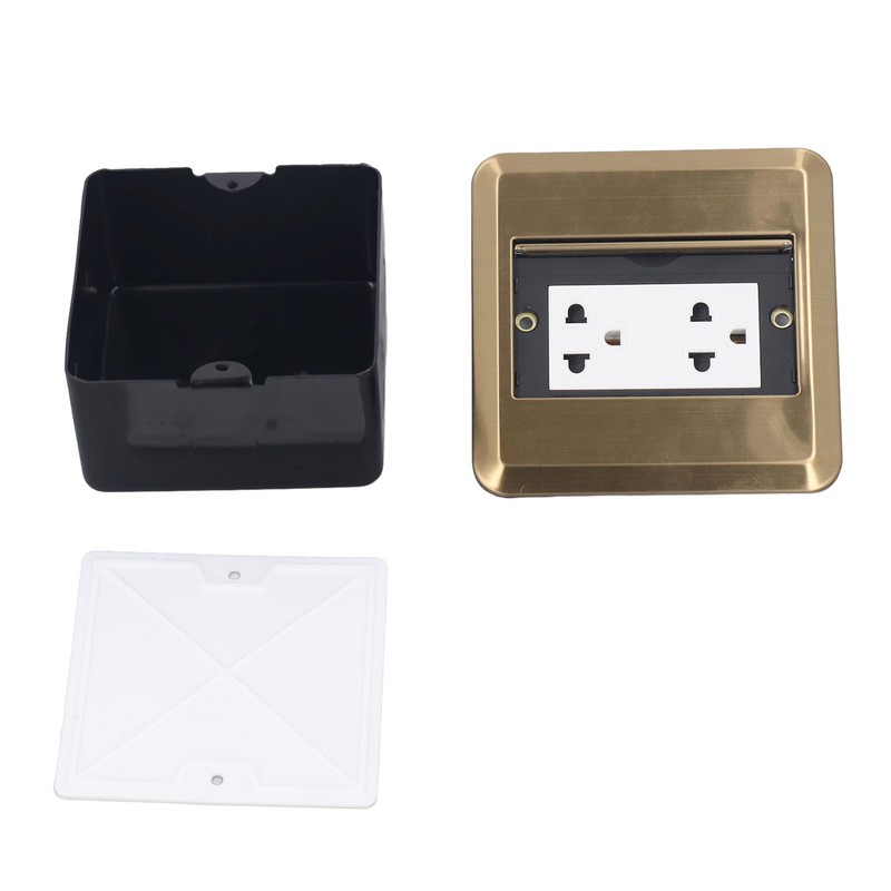 Floor Electrical Outlet Multifunctional Stainless Steel Recessed Concealed Pop Up