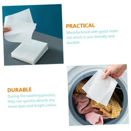 KOMBIUDA 3bags Dyeing Color Absorption Sheet Laundry Color Absorbing Cloths for Mixed Wash Easy to Use and