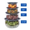Buddeez Tritan Bowls with Press-To-Seal Lids, Food Prep Bowls, Mixing