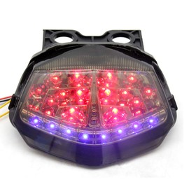 Motorcycle LED Rear Tail Light for Kawasaki Ninja250 Ninja250R 2008-2012 Brake Light Turn Signal LED Stop Light