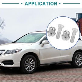 ACROPIX Wheel Stud Bolt Front Rear Left Right Wheel Lug Stud Fit for Ford Escape Focus Fusion for Lincoln MKZ MKC No.CV6Z-1012-C/ACPZ-1012-H M12-1.5 - Pack of 4