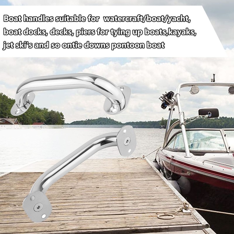 Marine Grab Handle 316 Stainless Steel Boat Handles Grab Polished