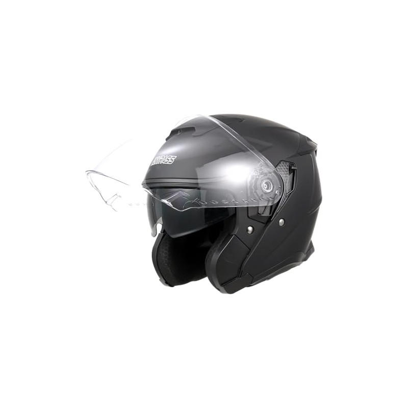 Jet Helmet with Visor and Sun Visor ECE 22.06 -