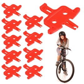 QfwdfcTrenz 10 Pcs Bike Disc Brake Spacer Bicycle Brake Spacer Disc Bike Pad Bicycle Hydraulic Brakes Pad Spreader Bikes Brakes Pads Spreader Empty Pinch Cycling Repair Tools for Mountain, Road Bikes