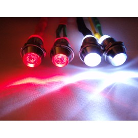 RC LED Light Set for Traxxas HPI Losi Redcat Racing Universal Fit 2W2R-3mm