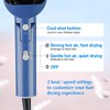 1600W Small Foldable Travel Hair Dryer, Blue