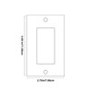 ENBRIGHTCO ENBRIGHTCO Decorator Light Switch,Oliver green finish wall plate cover,stainless