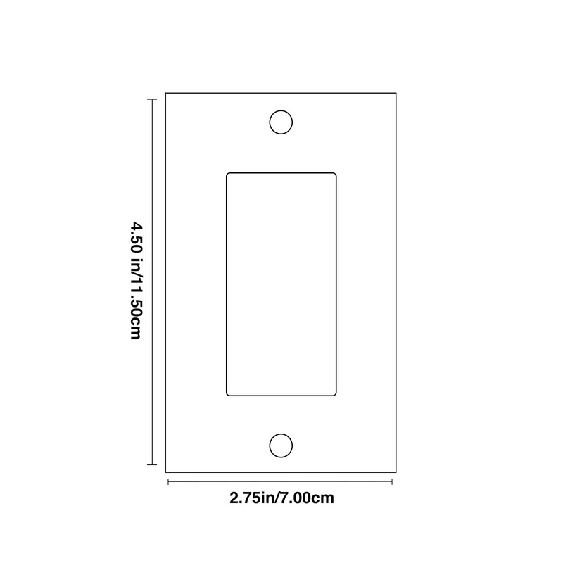 ENBRIGHTCO ENBRIGHTCO Decorator Light Switch,Oliver green finish wall plate cover,stainless