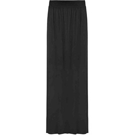 New Plus Size Women Plain Stretch Elasticated Ladies Full Long Maxi Skirt. UK 8-26