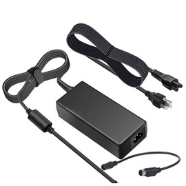 K-MAINS 4-Pin 24V 5A AC/DC Adapter Charger Replacement for TECH. Model: STD-24050 Power Supply Cord