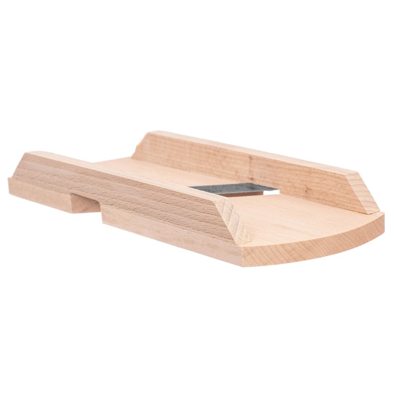 KADAX Gemüsehobel aus Holz, Krauthobel mit scharfen Edelstahlklingen, Gurkenhobel, traditioneller
