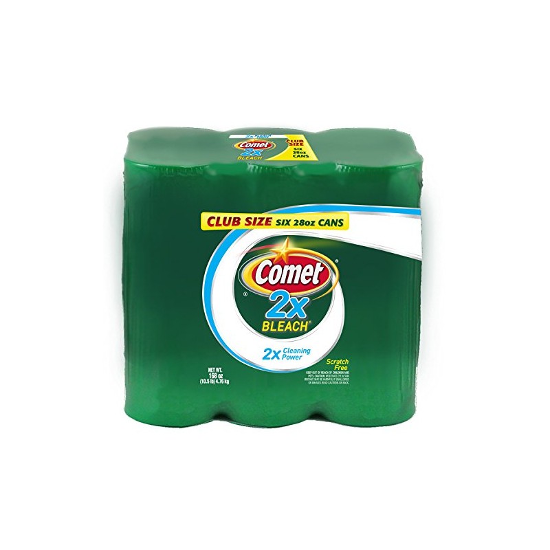 Comet 2X Bleach Powder Cleanser (28oz, 6pk.)