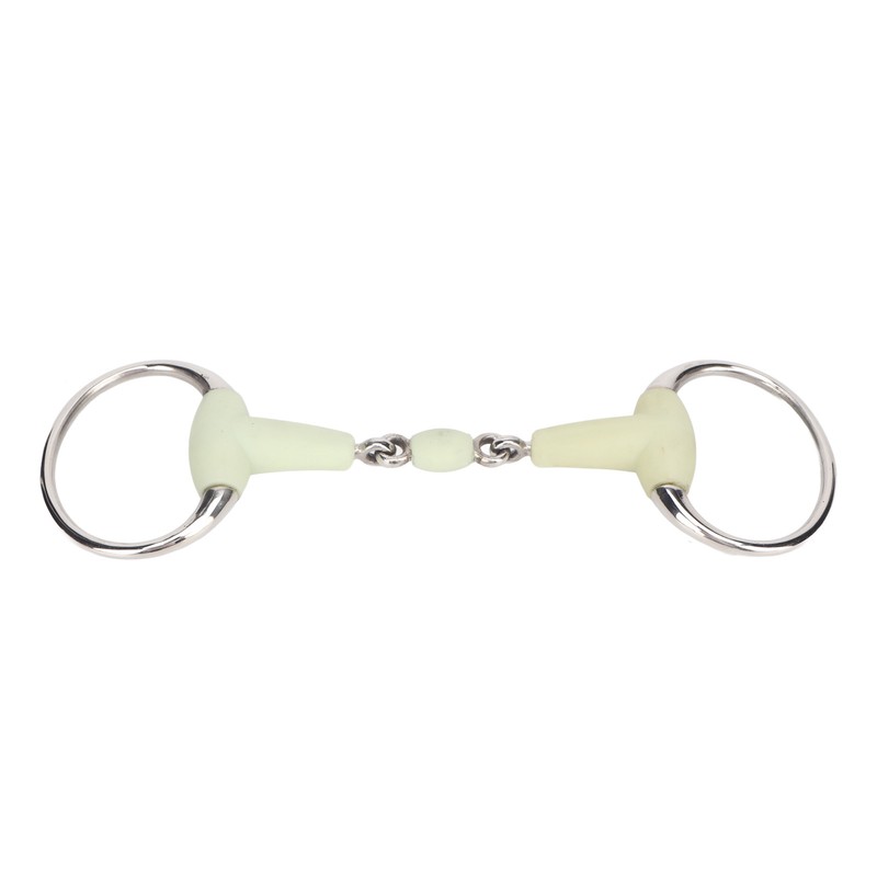 Stainless Steel Horse Bit Apple Flavor Rubber Wrapped Horse Mouth