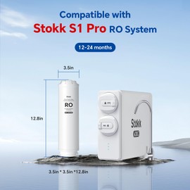 Compatible with S1 and S1 PLUS Series – Stokk RS1-RO600 Filter, Replacement for Reverse Osmosis System, 12–24 Month Lifetime, Reduces TDS & PFAS