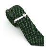Ship Vessel Navigational Rudder Silver Zinc Alloy Tie Clasp Clip