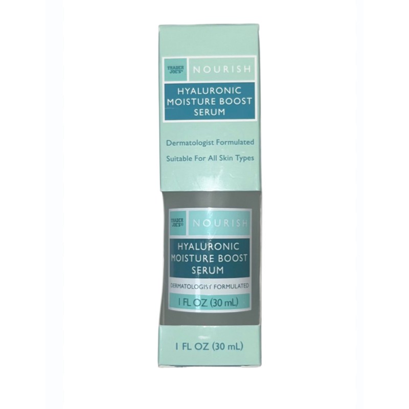 TRADER JOES HYALURONIC MOISTURE BOOST SERUM 1 FL OZ (30mL)