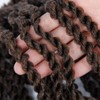 18Inch Wavy Senegalese Twist Crochet Hair Braids Wavy Ends Synthetic