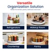 Oizeir Lazy Susan Organizer Set of 4, 10 Inch Non-Skid