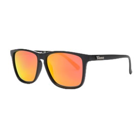 Blumn Leni Sunglasses Rectangular Polarized - Men & Women - UV400 Protection - Lightweight Frame - Sun Glasses - Accessories (Red Fire)