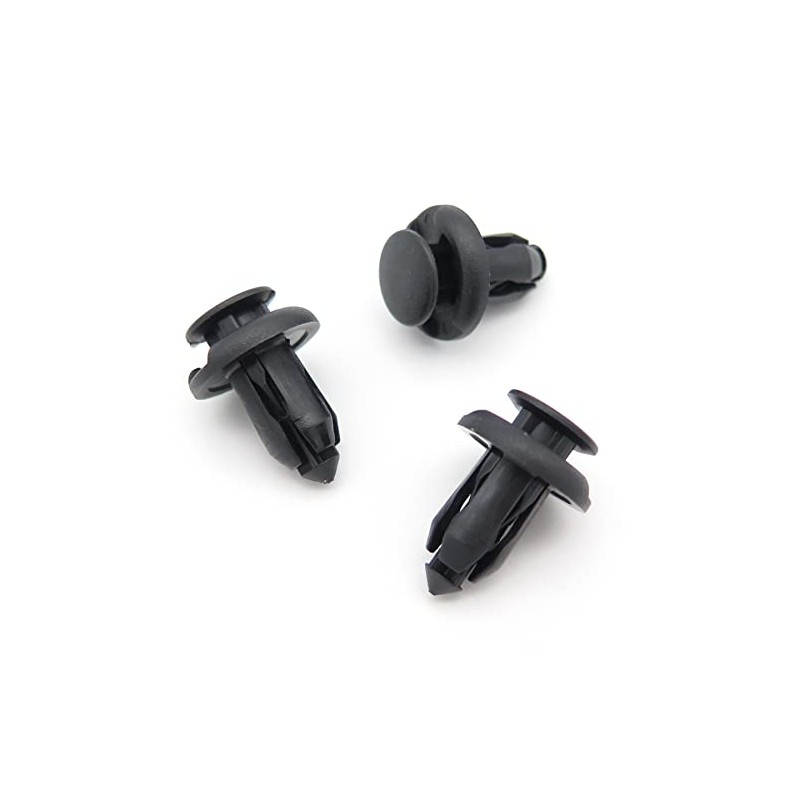 VVO Fasteners- 10mm Bumper Trim Clips- Push Fit Plastic Rivet
