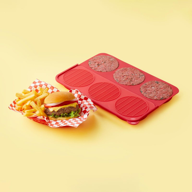 Chef'n Burger Mold Hamburger Press Patty, Freezer Container