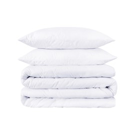 Superior Egyptian Cotton 1500 Thread Count Duvet Cover Set, Soft Comforter Covers, Luxury Bedding Essentials, Button Closure, Includes 1 Duvet Cover, 2 Pillow Shams, Full/Queen, White