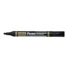Pentel N860/4 Pack of 4 Permanent Markers Chisel Tip Black/Red/Blue/Green
