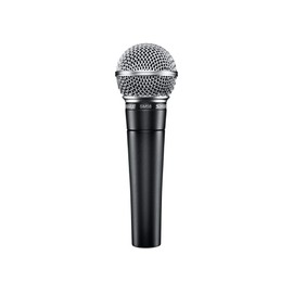 Shure Cardioid Dynamic Vocal Microphone Bundle with Stand and Cable (3 Items)