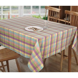 Urban Villa Easter Tablecloth Buffalo Check Table Cloth Tabletop Cover Kitchen Dining Tablecloth 100% Cotton Great Parties Wedding Holiday Dinner Easter Rectangle 60X84 Inches 6-8 Seats Table Cloth