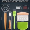 BOORIKA Sourdough Bread Baking Tool Set with Danish Dough Whisk,