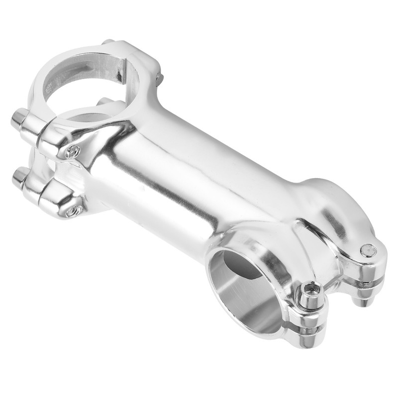 Meijun Silver Road Bike Stem Bicycle Stem for MTB 31.8x80mm