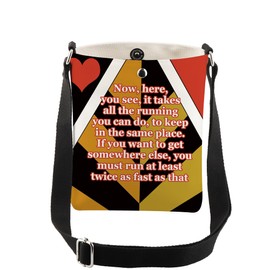 CMNIM Wonderland Queen Gift Queen of Red Hearts Crossbody Bag Villain Characters Crossbody Purse Alice Looking Glass Merch (Now here CB)