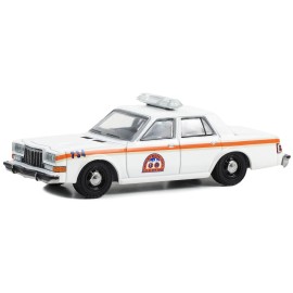 DCD 1983 Dodge Diplomat NYC EMS White Orange Stripes "First Responders" Collection City of New York Emergency Medical Service