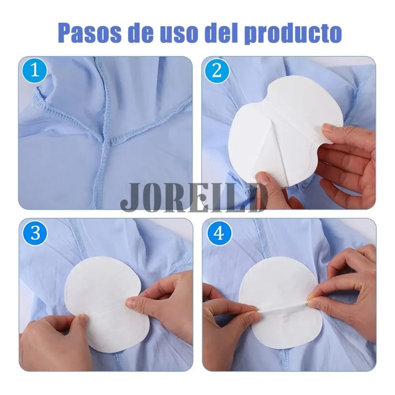 200pzs Almohadillas Para El Sudor Axilas,grande Autoadhesivo