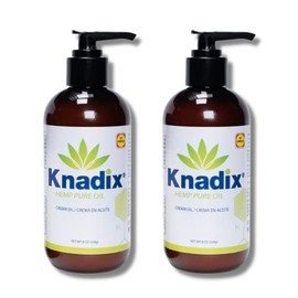 Crema de Aceite de Cáñamo Ideal para Piel Sensible Paquete de 2-8 oz cada uno - Hidratante y Emoliente (2)